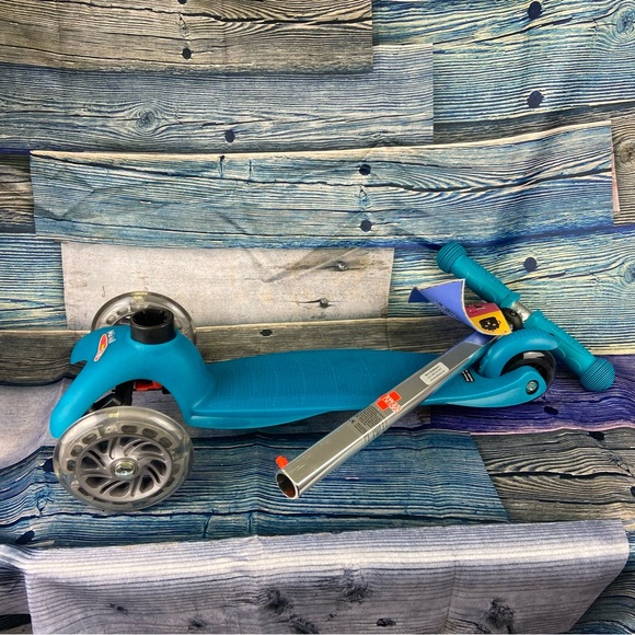 Other - Micro Mini Plus LED kickboard scooter Aqua New!